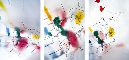 Untitled Vol. 02-M10. No. I-III (Layer Paintings - Series) - a Photographic Art Artowrk by Leon Vohl